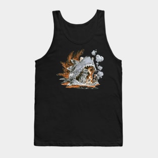 fish eat skeleton Tank Top